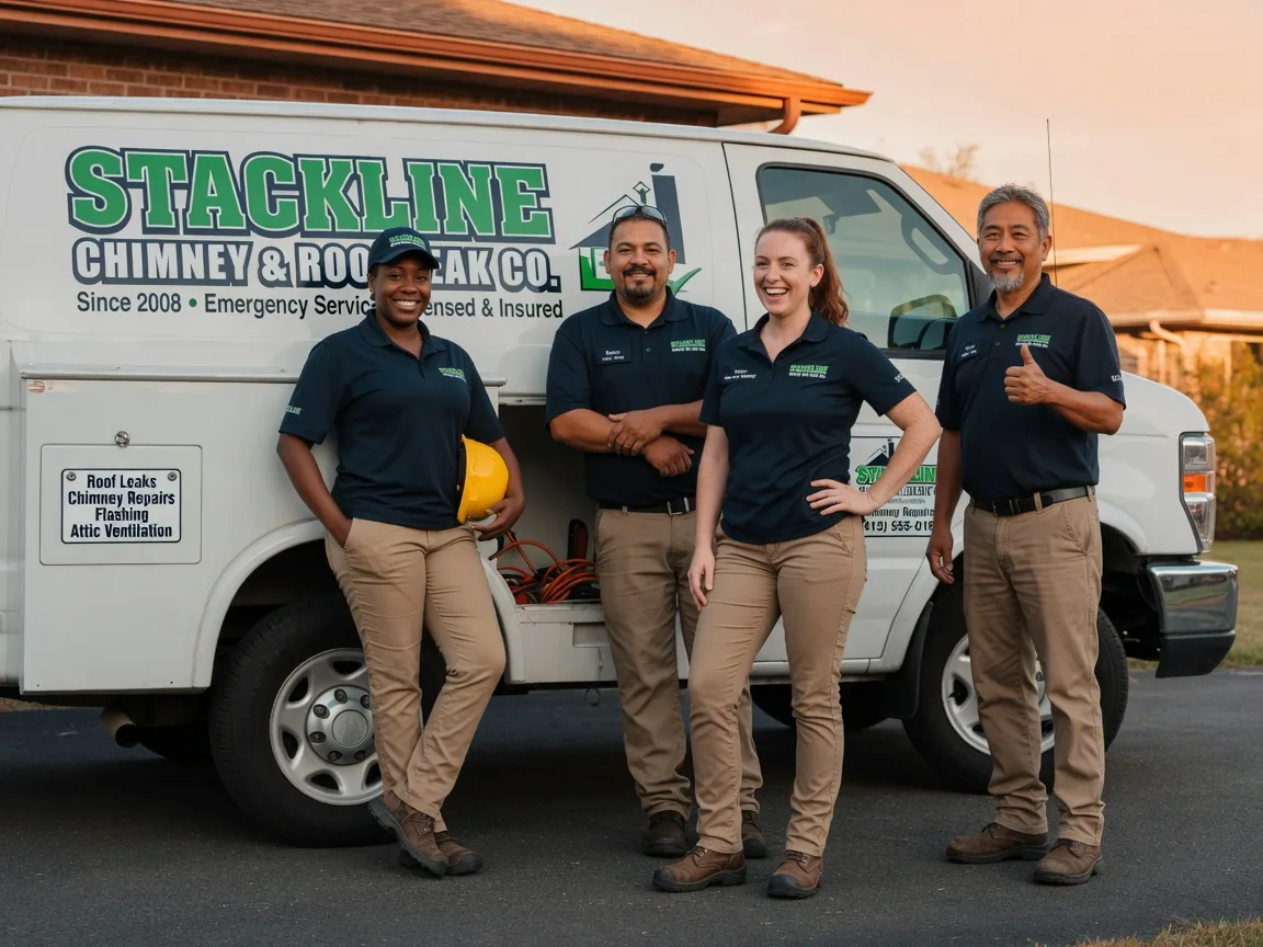 Chimney flashing repair company in Tolono, IL